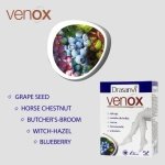 DRASANVI VENOX 45 Capsules - Health Care - Vitamins & Dietary Supplements - Vitamins - Multivitamins - Legs - Red Vine - Blueberries - Blackcurrant - Vitamins A, C and E - Gluten Free - Vegan - Image 2