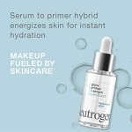 Neutrogena Hydro Boost Glow Booster Primer & Serum, Hydrating & Moisturizing Face Serum-to-Primer Hybrid, Infused with Purified Hyaluronic Acid & Designed to Instantly Hydrate, 1.0 fl. oz - Image 10