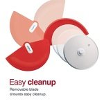 Zyliss Pizza Wheel - Handheld Pizza Cutter with Removable Blade - Plastic Pizza Cutter with Stainless Steel Blade - Kitchen Tool and Gadget for Right- and Left-Handed Use - Dishwasher Safe - Image 4