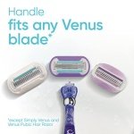 Gillette Venus Extra Smooth Swirl Razors for Women, 1 Venus Razor, 4 Razor Blade Refills, Flexiball Handle for a Close, Smooth Shave - Image 2
