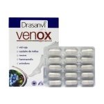 DRASANVI VENOX 45 Capsules - Health Care - Vitamins & Dietary Supplements - Vitamins - Multivitamins - Legs - Red Vine - Blueberries - Blackcurrant - Vitamins A, C and E - Gluten Free - Vegan - Image 7