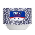 Dixie Ultra Paper Bowls, 20 Oz, Dinner or Lunch Size Printed Disposable Bowls, , Packaging and Design May Vary,52 Count (Pack of 1) - Image 3