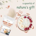 Monk Fruit Sweetener with Erythritol Granules, 4 Pounds, No After Taste, 1:1 White Sugar Substitute, Keto Diet Friendly, Zero Calorie, Natural Sweetener for Drinks, Coffee, Tea, Cookies, No-GMO, Vegan - Image 2