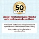 Betadine Antiseptic First Aid Solution, Povidone-iodine 10%, Infection Protection, Kills Germs In Minor Cuts Scrapes And Burns, No Sting Promise, No Alcohol or Hydrogen Peroxide, 8 FL OZ - Image 4