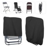 Naiveroo Outdoor Zero Gravity Folding Chair Cover Waterproof Dustproof Lawn Patio Furniture Covers All Weather Resistant 28"x43"（Black） - Image 4