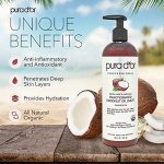 PURA D'OR Organic Fractionated Coconut Oil (16oz) USDA Certified 100% Pure & Natural Carrier Oil - Moisturizing For Face, Skin & Hair, Men & Women (Packaging may vary) - Image 8
