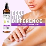 pureSCRUBS Ultra Moisturizing LAVENDER BODY OIL Spray For Dry Skin, Massage, Cuticles & More, Organic Blend of Jojoba, Argan, Coconut, Sweet Almond & Avocado Oils Enriched with Vitamin E - Lg 4oz - Image 6