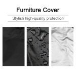 Naiveroo Outdoor Zero Gravity Folding Chair Cover Waterproof Dustproof Lawn Patio Furniture Covers All Weather Resistant 28"x43"（Black） - Image 2
