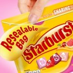 STARBURST FaveReds Fruit Chews Summer Candy, Sharing Size, 15.6 oz Resealable Bag - Image 7
