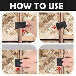 Blulu Outdoor Furniture Clips Patio Sofa Clips Rattan Furniture Clamps Wicker Chair Fasteners, Connect The Sectional or Module Outdoor Couch Patio Furniture (20 Pieces) - Image 4